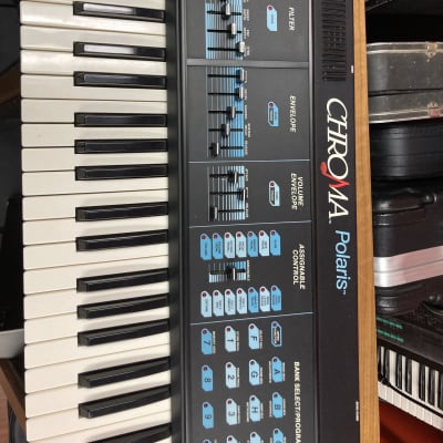 Rhodes Chroma Polaris 64-Key 6-Voice Polyphonic Analog Synthesizer 1984 - Black
