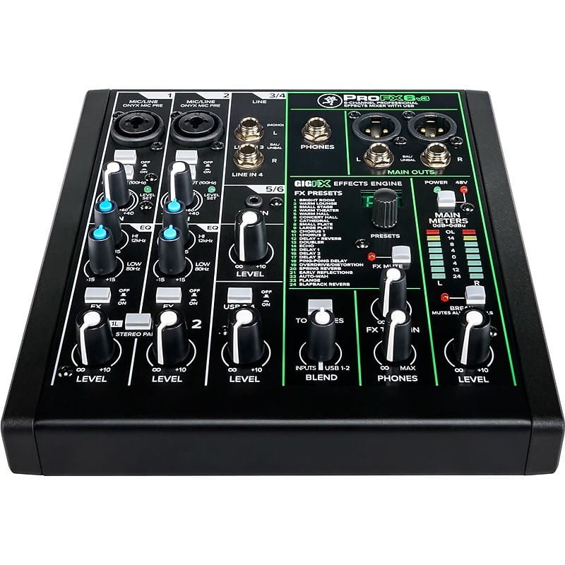 Mackie ProFX6v3 Compact 6-Channel Mixer image 1