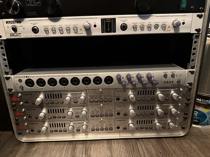 dbx 386 マイクプリアンプ DBX 386 Dual Vacuum Tube Mic Preamp with digital out