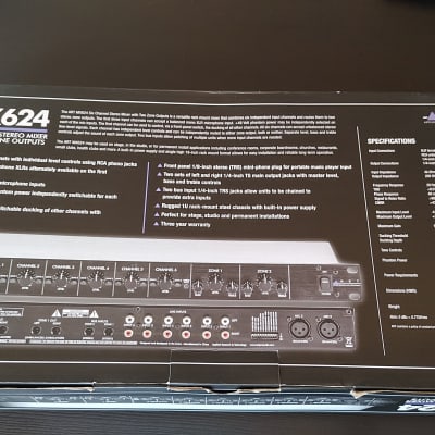 ART MX624 Six Channel Stereo Mixer Mint Condition image 14