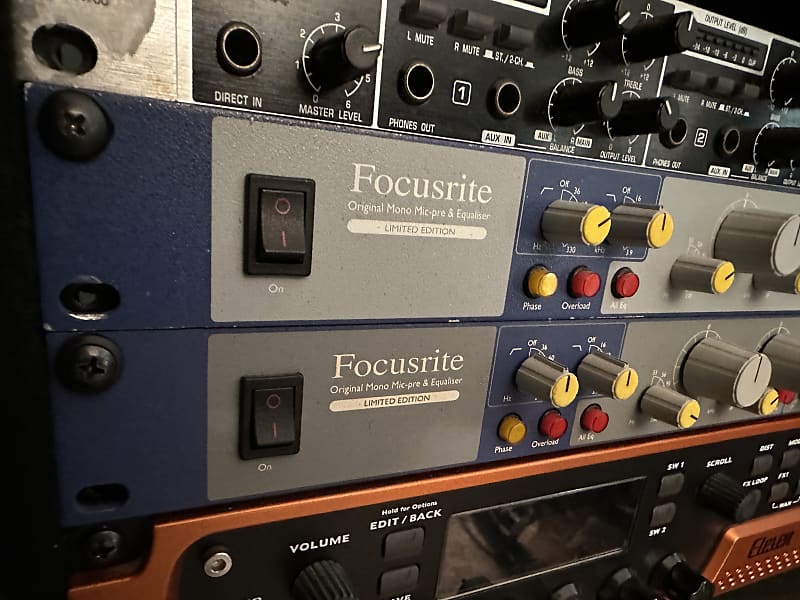 Focusrite ISA 110 Limited Edition Mono Mic Pre and Equalizer