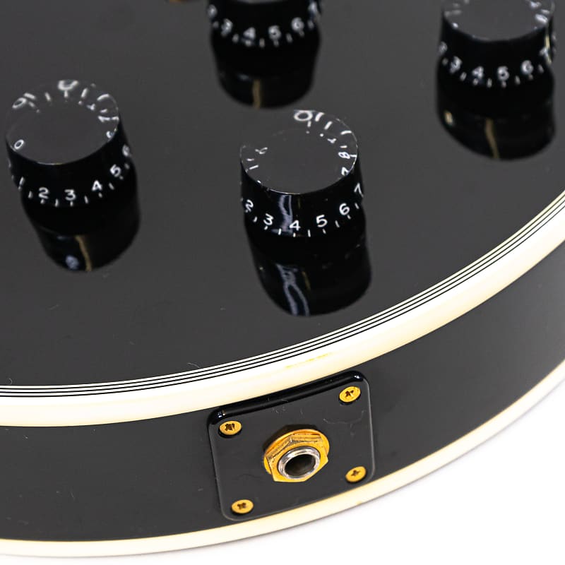 Edwards Les Paul Custom Style Guitar Black w/ DiMarzio Style