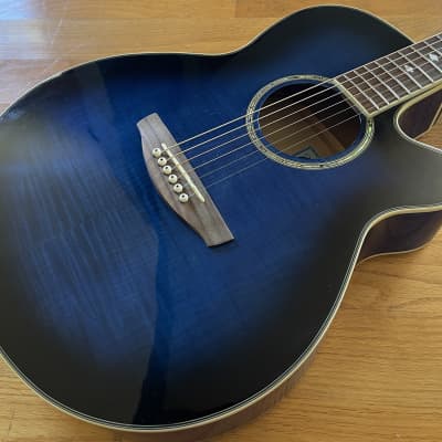 Takamine Cooder TCP-400 TBS Electric Acoustic Guitar W/Hard