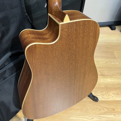 Teton STS000ZISCE Dreadnought Acoustic Electric Guitar With Heavy Padded Gig Bag image 4