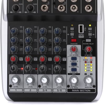 Behringer Xenyx QX602MP3 Mixer with USB MP3 Playback image 1