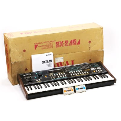 1985 Kawai SX-240 8-Voice Programmable MIDI Polyphonic Synthesizer Rare Eight Voice Analog Synth Keyboard Like New in the Box! image 2