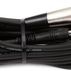 Hosa PXF-110 XLR Female to 1/4 inch TS Male Unbalanced Interconnect Cable - 10 foot image 2