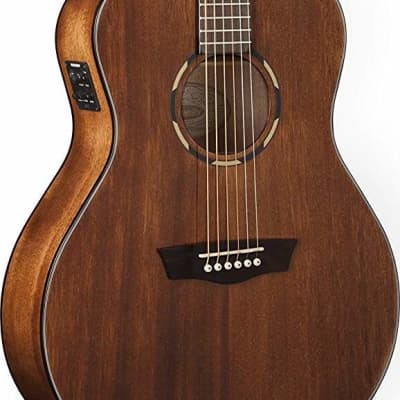 Washburn Woodline O12SE Orchestra Acoustic Electric Guitar Natural image 1