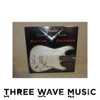 The Vintage Guitar Calendar 1998～2001 2001 Design ZX Original GOLD Accent Guitar Quartz Watch