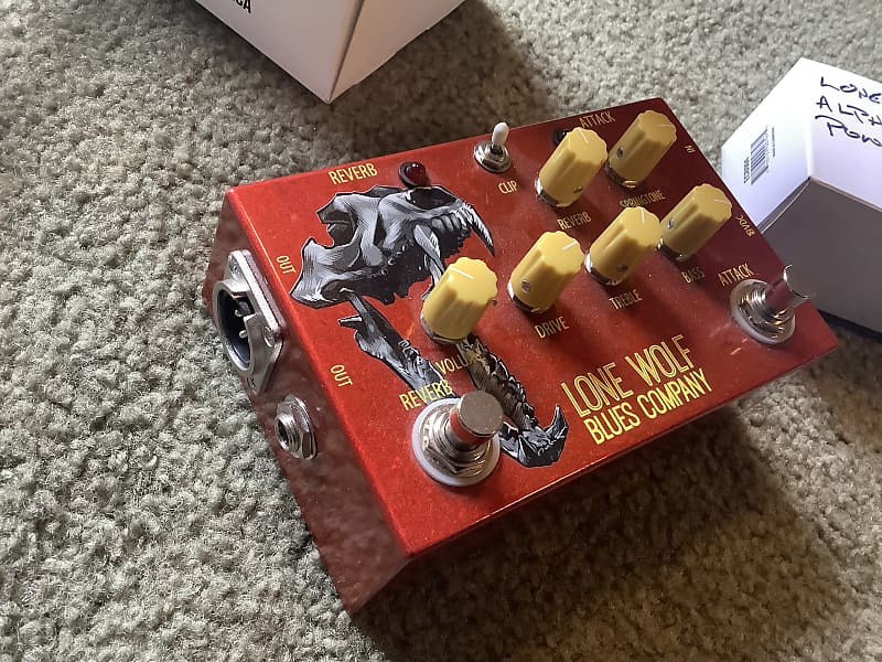 Lone Wolf Blues Alpha Wolf Harmonica Pedal 2021 Reverb