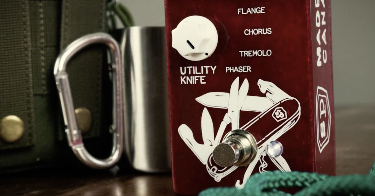 Video Southampton Pedals Utility Knife Modulator Demo Reverb News
