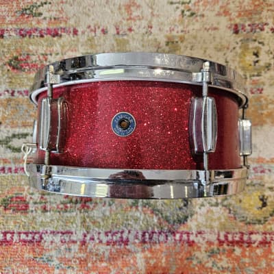 Zim Gar 12x5" Red Sparkle Snare Drum - Japan 1960s image 2