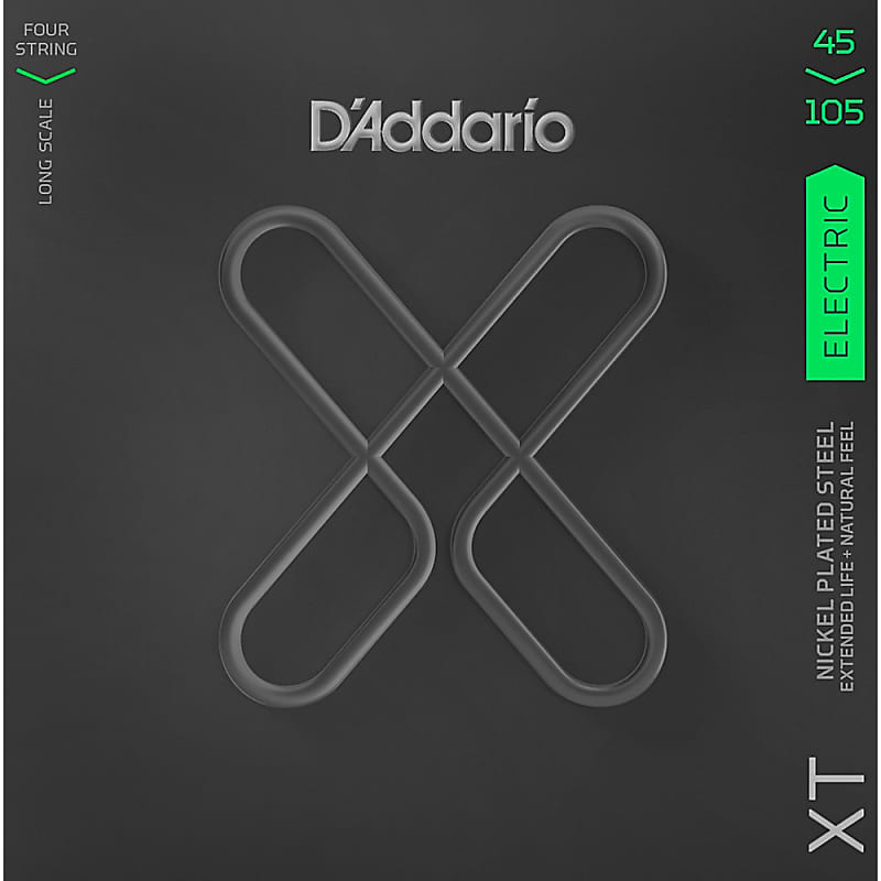D'Addario XTB45105 XT Bass Strings Long Scale 45-105 image 1