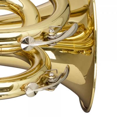 Stagg WS-TR245S ML-Bore Brass Body Key of Bb Pocket Trumpet w/Soft Case & Mouthpiece 7C Silver Plated image 4
