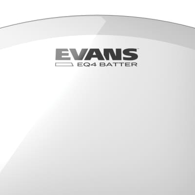 Evans EQ4 Clear Bass Drum Head, 24 Inch image 2