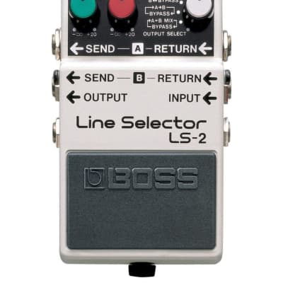 Boss LS-2 Line Selector (Silver Label) 1991 - Present - White image 1