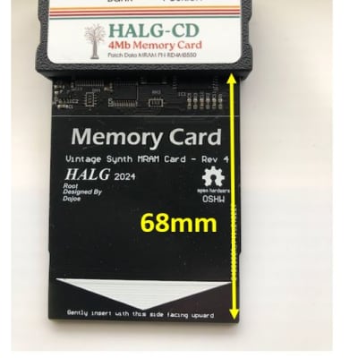 Roland D550 Memory Card with Original Patches 00-05 + 11 x 256MRAM image 2