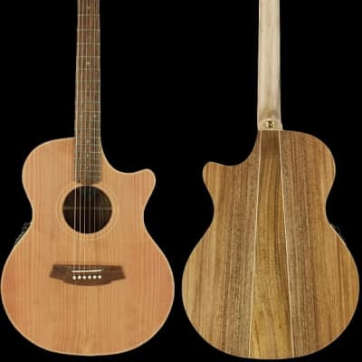 Cole Clark Angel 2 Redwood Blackwood AN2EC-RDBL Acoustic Guitar image 4