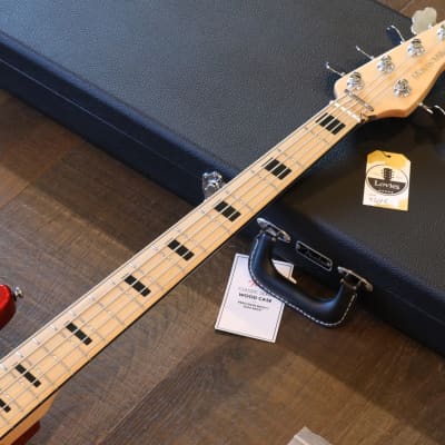 Sire Marcus Miller V7 Vintage Alder 5-String Bass Bright Metallic Red + Fender Case image 3