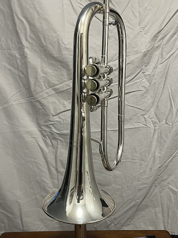 Getzen ETERNA 895S 3 Valve FLUGELHORN , 2 Mouthpieces & 2 Reverb