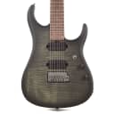 Sterling by Music Man JP15 7 Flame Maple Top Trans Black Satin