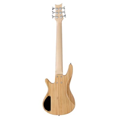 Full Size GIB 6 String H-H Pickup Electric Bass Guitar for Beginner & Bag image 6