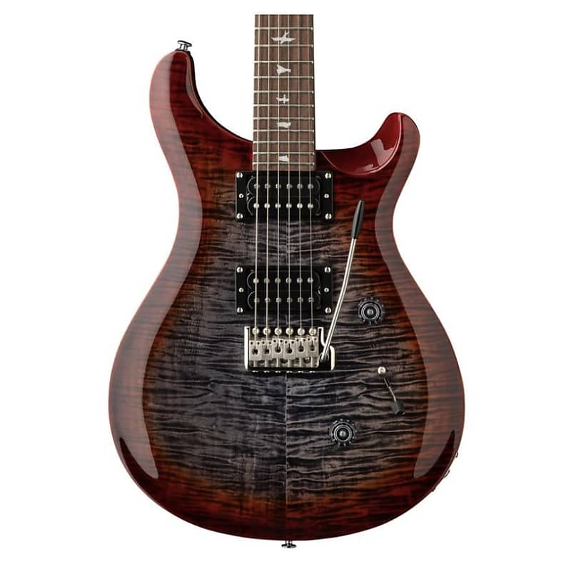 Paul Reed Smith PRS SE Custom 24 Electric Guitar - Charcoal Cherry Burst w/Bag