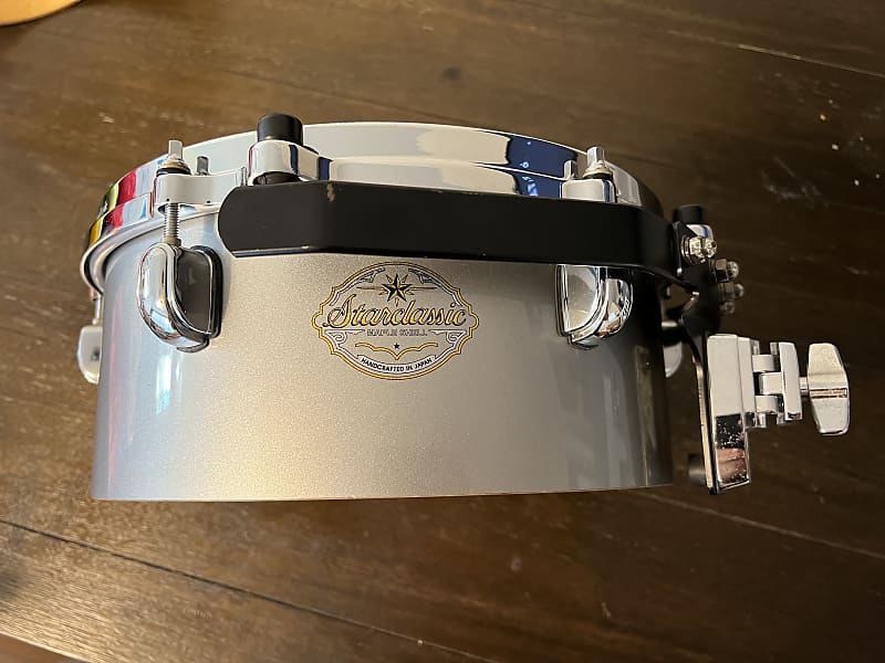 Tama Starclassic Maple Tymp Tom 12” Titanium Silver Reverb