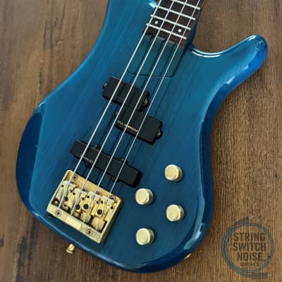 Fernandes SWB-75 Bass, Spector Style, Trans Blue, MIJ, 1992 | Reverb