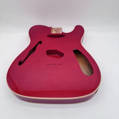 Hoodoo Telecaster Thinline Double Bound Alder Body Light New HTB4101 image 5