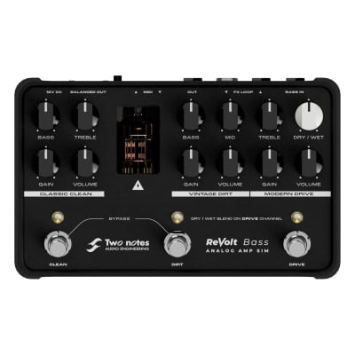 Reverb.com listing, price, conditions, and images for two-notes-revolt-bass-preamp-pedal