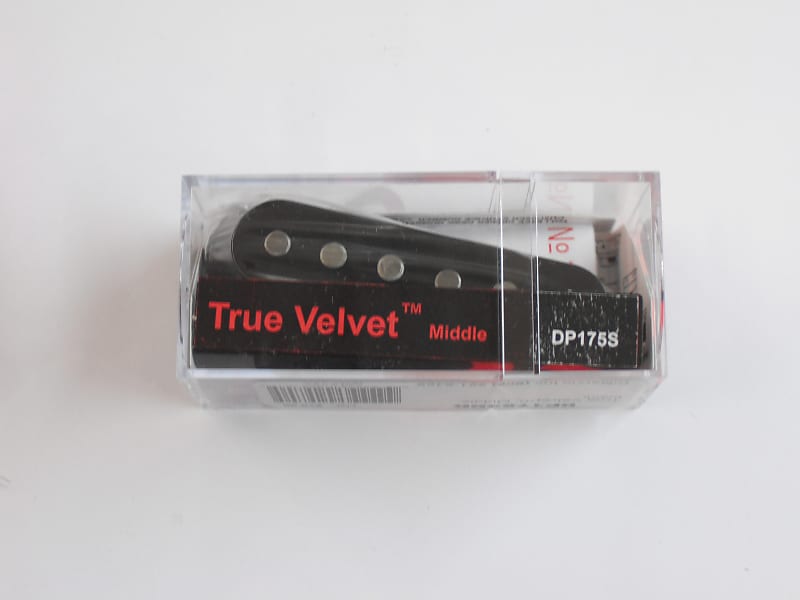 DiMarzio True Velvet Reverse Wound Single Coil Middle Pick-up Black DP 175S image 1