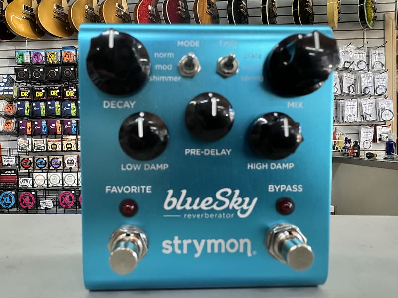 Strymon Blue Sky Reverberator V1 2022 Blue Reverb