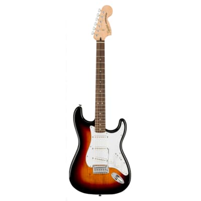 Open Box Squier Affinity Series Stratocaster - 3-Tone Sunburst w/ Laurel FB image 2
