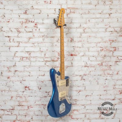 Fender American Ultra Jazzmaster Electric Guitar Cobra Blue image 4