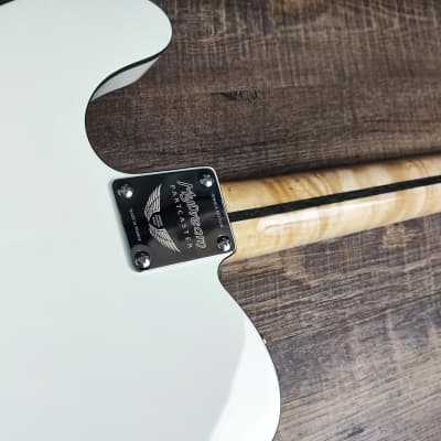 MyDream Partcaster Custom Built - Black and White Thinline Charlie Christian image 9