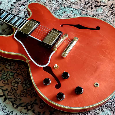 Left Handed Gibson Murphy Lab 1959 ES-355, Ultra Light Aged, Watermelon Red, Mint  with COA, OHSC! image 2