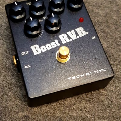 Tech 21 RVB-T Boost R.V.B.　リバーブ　エフェクター Boost RVB (original) – Tech 21 NYC