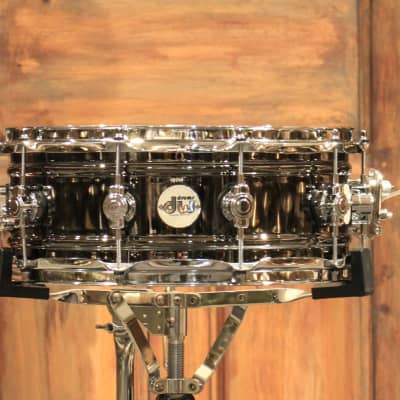 DW Design Black Nickel over Brass 5.5x14 Snare Drum - New! image 1