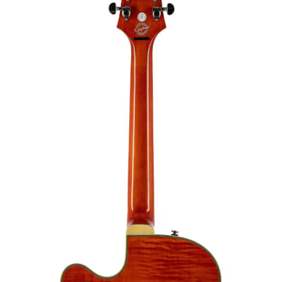 Epiphone Emperor Swingster Hollowbody Electric Guitar, RW FB, Sunrise Orange (NOS), 18012302990 image 7