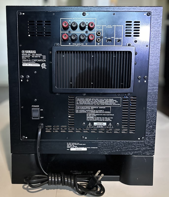 Yamaha YST-SW315 2010 - Black | Reverb