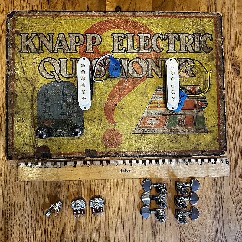DIY Knapp Electric Questioner Cigar Box Guitar parts kit Reverb