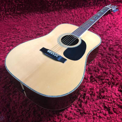 Acoustic Guitar Morris W-40 Natural Hard Case Japan Vintage