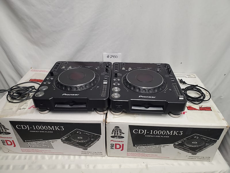 PIONEER CDJ-1000 MK3 PROFESSIONAL CD/MP3 TURNTABLES #2950 - GOOD