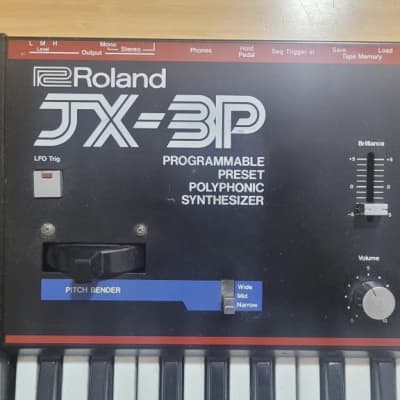 Roland JX-3P 61-Key Programmable Preset Polyphonic Synthesizer 1983 - 1985 - Black