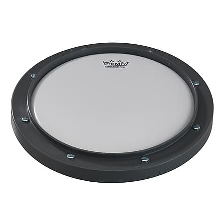 Remo RT001000 10 Inch Gray Practice Pad Coated Ambassador image 1