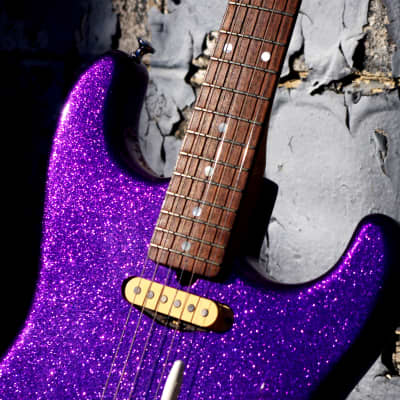 Strings & Things St. Blues  Eliminator II 1985 Purple Sparkle.   Special.  RARE. image 5
