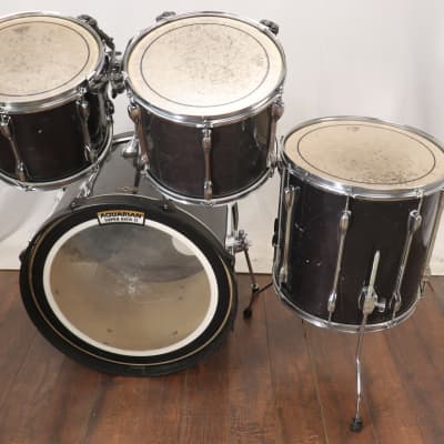Tama RockStar 4pc Drum Kit Set 22/16/13/12" Grey Lacquer image 22