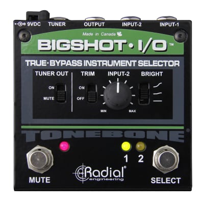RADIAL BigShot i/o True Bypass Instrument Selector image 1