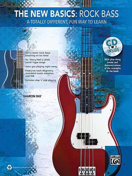 Alfred 00-39256 The New Basics: Rock Bass Book/CD imagen 1